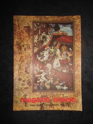 REVISTA MAGAZIN ISTORIC (August, 1986) foto