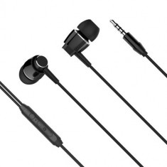 Casti in ear cu fir Kruger&Matz B1 cu microfon KMPB1, negru