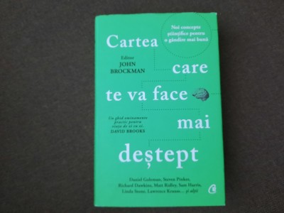 CARTEA CARE TE VA FACE MAI DESTEPT , NOI CONCEPTE STIINTIFICE PENTRU O GANDIRE foto