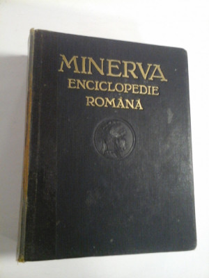 MINERVA - ENCICLOPEDIE ROMANA -1930 foto