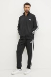 adidas trening 3-Stripes M 3S TR TT TS bărbați, culoarea negru, JI8858