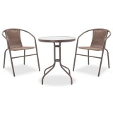 Set masă Watson-Obbi metal 3 piese