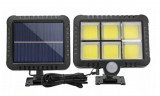 Lampă SOLAR cu halogen 120 LED + senzor de mișcare