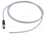 Conector M12 tată 4 pini drept cu cablu 2m HARTING PVC DeviceNet/CANopen