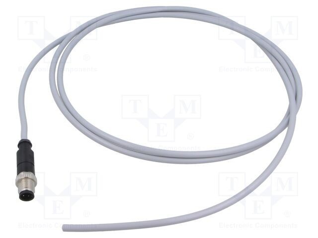 Conector M12 tată 4 pini drept cu cablu 2m HARTING PVC DeviceNet/CANopen