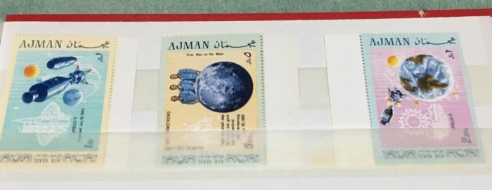 AJMAN APOLLO 11 -SERIE COMPLETĂ MNH