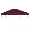 Gossi acoperis pentru pavilion, 310 g/m2, rosu bordo, 3 x 4 m