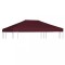 Gossi acoperis pentru pavilion, 310 g/m2, rosu bordo, 3 x 4 m