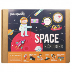 Jucarie Set creatie Jack In The Box, Exploratori spatiu, 6 in 1, Multicolor