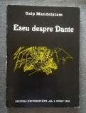Osip Mandelștam - Eseu despre Dante (2001)