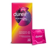 Cumpara ieftin Prezervative Durex Pleasuremax cu nervuri, 12 buc.
