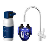 Sistem de filtrat apa Brita My Pure P1, indicator LED, suport flexibil, 3 benzi active, dispenser, accesorii incluse