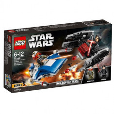 Set de constructie LEGO Star Wars A-Wing contra TIE Silencer Microfighters foto