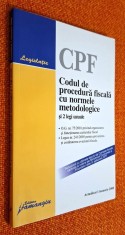 Codul de procedura fiscala cu normele metodologice si 2 legi uzuale ianuarie 2008