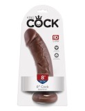 Dildo 8&quot; Cock Brown