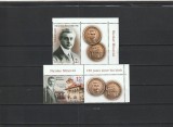 ROMANIA 2018 LP 2217 a NICOLAE MINOVICI 150 DE ANI DE LA NASTERE SERIE CU VINIETA MNH NESTAMPILATA, Nestampilat