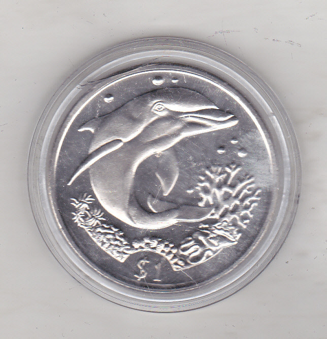 bnk mnd Insulele Virgine Britanice 1 $ 2004 unc , delfin