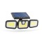 Reflector solar 10W 600lm IP65 rotativ cu senzor de miscare 3 LED-uri COB