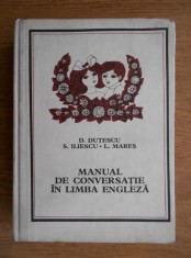 Dan Dutescu - Manual de conversatie in limba engleza (1970, editie cartonata) foto