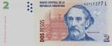 Bancnota Argentina 2 Pesos (2002) - P352 UNC ( serie L )