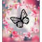Husa Silicon Soft Upzz Print Compatibila Cu iPhone 6 Plus/ iPhone 6s Plus Model Butterfly