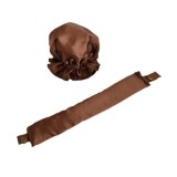 Accesoriu de Ondulat Parul, Flippy, fara Caldura, din Poliester, Manual, Prin Rasucire, 29 x 4 cm, Maro