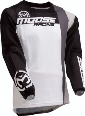 Tricou motocross Moose racing Sahara culoare alb/negru marime M Cod Produs: MX_NEW 29105685PE foto