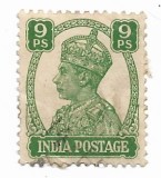 India - Regele George al VI-lea, (1895-1952), 1941-1943 - 9 P, obliterat