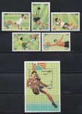 Cambogia 1993 - Cupa Mondială de fotbal - SUA, Serie + Colita, MNH
