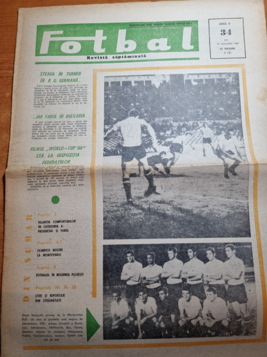 fotbal 19 ianuarie 1967-dinamo victoria,vagonul si CFR arad,crisul oradea,ASA tg