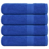 Gossi prosoape de dus, frogn, 4 buc., albastru, 70x140 cm, 360 g/m2