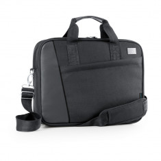 Geanta Laptop 15.6 inch, Everestus, AE, piele ecologica si 1680D, negru, saculet de calatorie si eticheta bagaj incluse foto