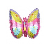 Balon Folie Fluture Multicolor 60x50 cm