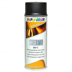 Vopsea Spray Negru Grade DUPLI-COLOR Thermo, 400 ml, Rezistenta la Temperatura de 800, Vopsea Spray Decorativa, Vopsea Spray Neagra, Vopsea Rezistenta