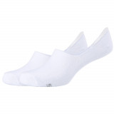 șosete Skechers 2PPK Basic Footies Socks SK44005-1000 alb