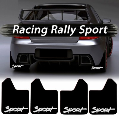 Set 4 Aparatori Noroi SPORT din cauciuc pentru autoturisme, universale, model foto