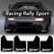 Set 4 Aparatori Noroi SPORT din cauciuc pentru autoturisme, universale, model