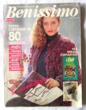 Revista moda BENISSIMO Nov. 1988, in limba italiana. Tricotaje cu modele