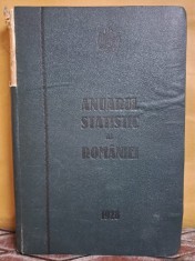Anuarul statistic al Romaniei 1928 foto