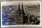 AD 444 C. P. VECHE - KOLN, FLUGBILD VON SW -GERMANIA -CIRCULATA 1937, Franta, Printata