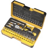Felo R-GO XL - Set capete de insurubare si chei tubulare mixt 36 bucati prelungitor insurubare surubelnita hexagonala cheie cu clichet