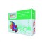 Joc magnetic de construit cu set de roti 25 piese, Cleverclixx