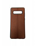 Cumpara ieftin Husa Samsung S10+ g975 Silicon Brown Leather