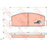 Set placute frana Trw GDB3088, parte montare : Punte spate