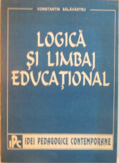 LOGICA SI LIMBAJ EDUCATIONAL de CONSTANTIN SALAVASTRU, 1995 foto