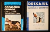 2x carti ilustrate Ghid practic CIOBANESCUL GERMAN (Cainele Lup) Crestere, Educatie, Dresaj 220 pag DRESAJUL CAINELUI de COMPANIE Manual 156 pag