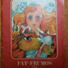 carte pentru copii - fat frumos cu parul de aur - din anul 1975