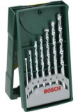 Cumpara ieftin Set de burghie pentru zidarie BOSCH Mini-X-Line 7 buc ,D 3 4 5 5,5 6 7 8 mm