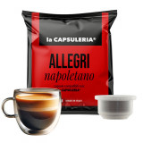 Cafea Allegri Napoletano, 100 capsule compatibile Capsuleria, La Capsuleria