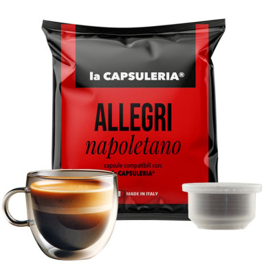 Cafea Allegri Napoletano, 100 capsule compatibile Capsuleria, La Capsuleria foto